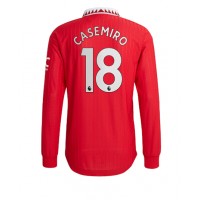Manchester United Casemiro #18 Fotballklær Hjemmedrakt 2022-23 Langermet